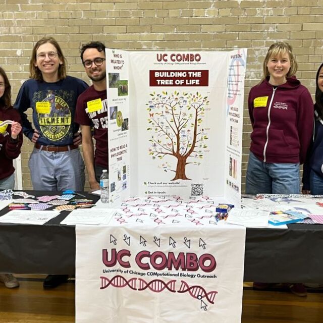UC COMBO Students recruiting booth